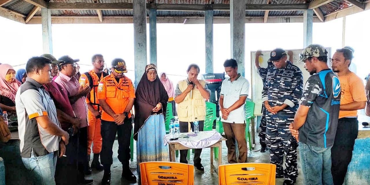 Basarnas Tutup Operasi Pencarian 2 Nelayan Hilang di perairan Pulau Morotai, Maluku Utara, Kamis 28 Juli 2022.