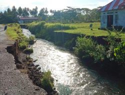 Saluran irigasi di Desa Tiley Pulau Morotai