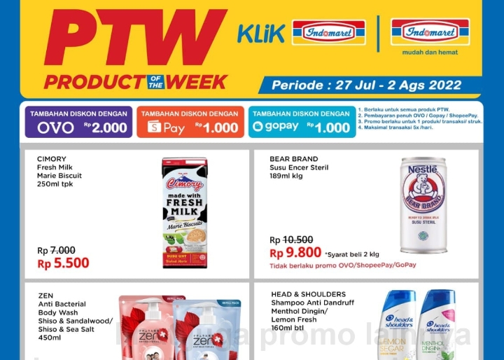Promo Indomaret Periode 27 Juli 2022.(Istimewa).