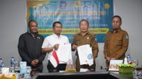 Penanda tanganan Memorandum of Understanding (MoU) antara PLN dengan Pemerintah Kabupaten Halmahera Utara, 1 Agustus 2022.(beritadetik.id).