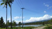 Jaringan listrik di Desa Mananga, Kabupaten Pulau Taliabu, Provinsi Maluku Utara.(beritadetik.id).