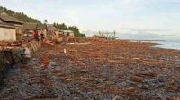Perairan laut Pulau Obi di Desa Kawasi menuju Desa Soligi yang diduga tercemar limbah Harita Nickel pada beberapa bulan lalu.(Istimewa).