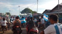 Fans Argentina rayakan kemenangan kelilingi kota Daruba, (beritadetik.id).