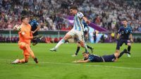 Gol kedua Argentina yang dicetak Julian Alvarez.