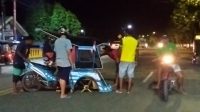 Lakalantas Honda Revo Vs Bentor di Desa Gotalamo, Kecamatan Morotai Selatan, Sabtu 25 Februari 2023.(Foto : Ul/beritadetik.id).