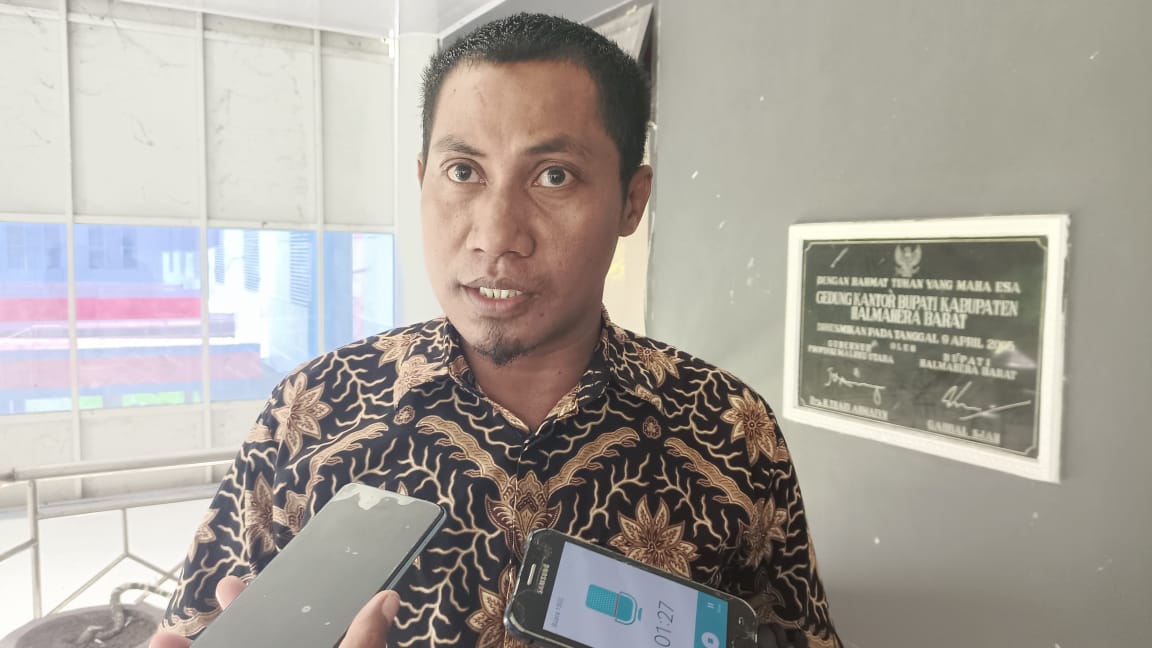 Ketua KPU Halmahera Barat, Miftahudin Yusup.(Foto : Beritadetik.id).