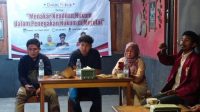 Dialog publik di Coffe Dokter Desa Gotalamo Kecamatan Morotai Selatan, Kamis 16 Maret 2023.