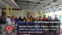 Indomaret saat berbagi sembako kepada 20 Kepala Kepala Keluarga (KK) di wilayah Kelurahan Maliaro, Kecamatan Ternate Tengah, Kamis 13 April 2023.(Istimewa).