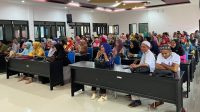 100 Guru PPPK Kota Ternate saat mengikuti pertemuan di Pemkot Ternate.(Foto : Alfian/beritadetik.id).