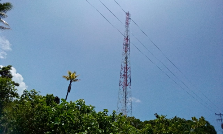 Tower Telkomsel.(Istimewa).