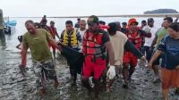 Screenshot_2023-06-07-22-11-09-81 Tim SAR Gabungan saat evakuasi nelayan asal Desa Tanjung Saleh, Kab Pulau Morotai yang dilaporkan hilang, Rabu 7 Juni 2023.(Istimewa).
