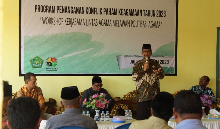 Sultan Jailolo Ahmad Sjah membuka kegiatan program penanganan konflik paham keagamaan Tahun 2023.