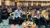 Wali Kota Ternate, M. Tauhid Soleman saat terima formasi P3K, bertempat di Puri Agung Hall Hotel Grand Sahid Jaya, Jakarta, Kamis (3/8/2023).