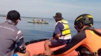 Tim SAR Gabungan saat melakukan pencarian terhadap dua nelayan yang hilang di perairan Morotai, Maluku Utara.(Ist).
