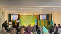 Sekretaris Daerah (Sekprov) Maluku Utara, Syamsuddin Abdul Kadir saat membuka cera resmi pelaksanaan PTQ yang berlangsung di auditorium RRI Ternate, Jumat (15/3/2024).