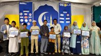 Foto bersama dengan pemenang lomba Tahfidz Qur'an pada kegiatan Relief 2024