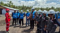 PLN menerima kunjungan Kepala Kejaksaan Tinggi (Kejati) Maluku Utara untuk melihat langsung perkembangan pembangunan PLTMG 30 MW.