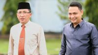 Wali Kota Ternate, M. Tauhid Soleman didampingi Kepala Dinas Perhubungan Kota Ternate, Mochtar.(Foto :