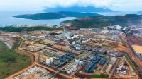 Aktivitas PT Trimegah Bangun Persada Tbk (NCKL) atau Harita Nickel di Pulau Obi, Kabupaten Halmahera Selatan.(Ist).