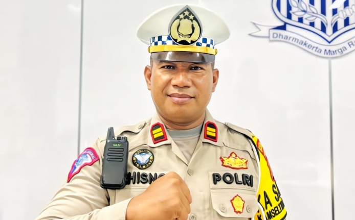 Kasat Lantas Polres Halbar, Iptu Risno Naser. (Istimewa)