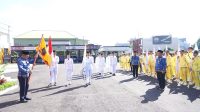Upacara peringatan Hari Lahir Pancasila di Kota Ternate, Maluku Utara berlangsung hikmad di Halaman Kantor Walikota Ternate, Senin (1/6/2026).