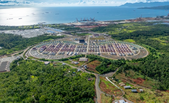 Penataan Desa Kawasi di Pulau Obi (Dokumentasi: Istimewa)