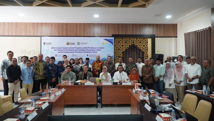Memperkuat sinergi dalam mendukung percepatan Program Listrik Perdesaan (Lisdes) untuk memperluas akses listrik masyarakat di Provinsi Maluku Utara.(Istimewa).